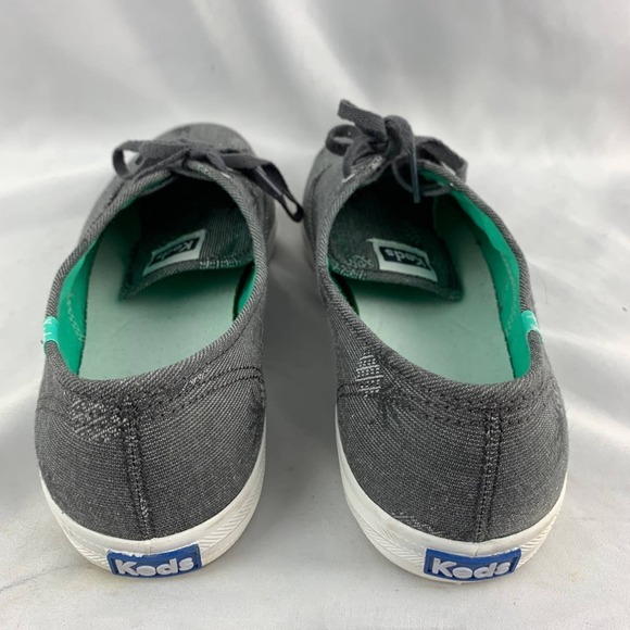 Keds Ortholite Gray Pineapple Lace Up Sneakers Size 11 - Picture 5 of 8